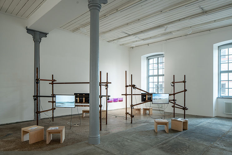Vangjush Vellahu, Fragments I - Where stories cut across the land, installation view from Museum of Modern and Contemporary Art Rijeka