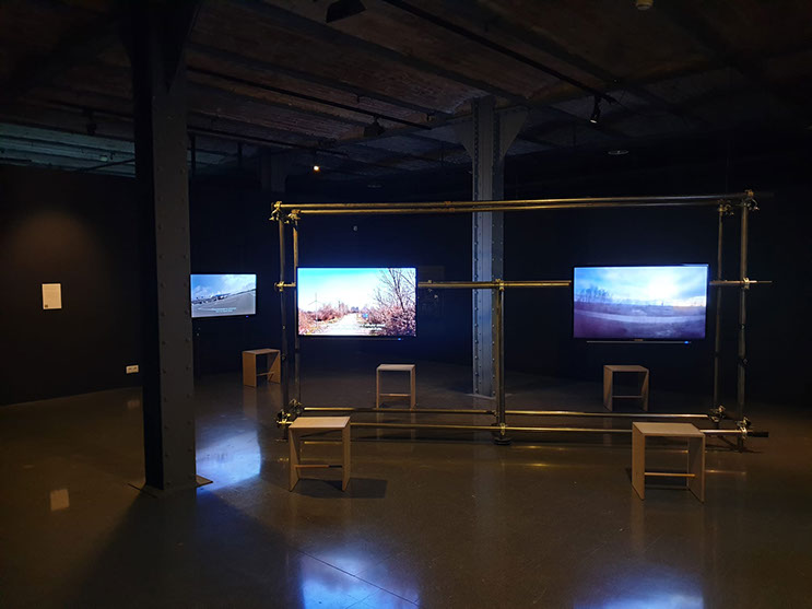 Fragments I - Where stories cut across the land, installation view from Museu d'Història de Catalunya, Barcelona, Spain, 2020